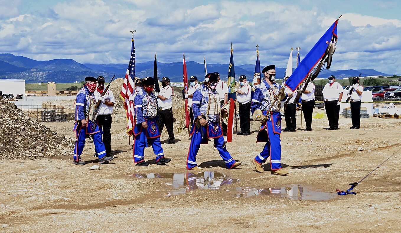 Veterans Warrior Society and the Mission Valley Honor Guard